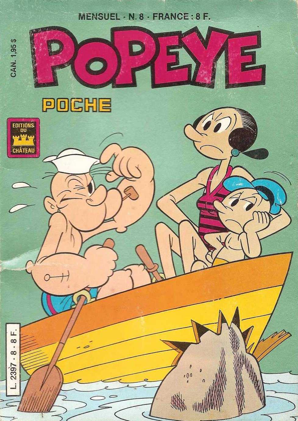 Scan de la Couverture Popeye Poche n 8